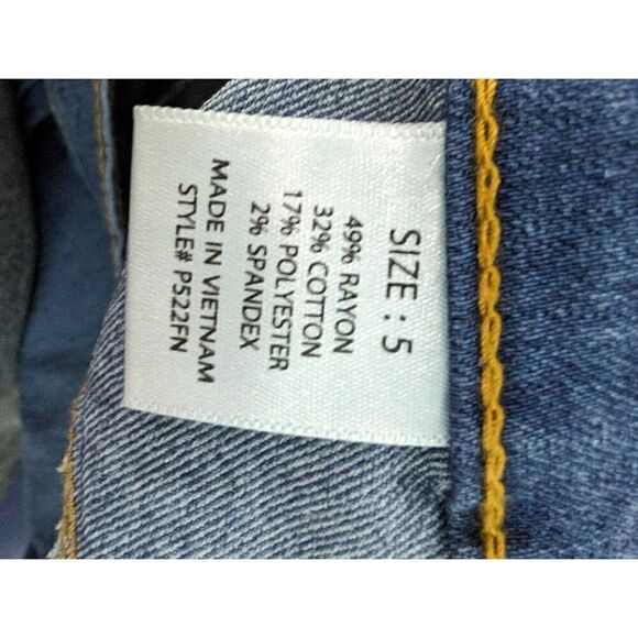 Fashion Nova Deep In my Soul Medium Wash Flare Jeans Women's Size 5 - Picture 4 of 4